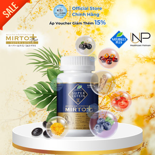 Super lutein mirto plus naturally - hộp 120 viên tpbvsk mỗi ngày chính hãng nhật bản