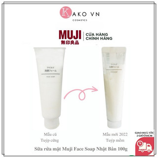 Sữa rửa mặt Muji Face Soap 120gr/200gr