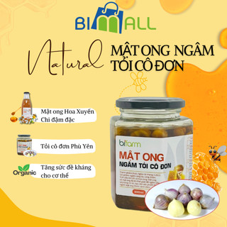 Mật ong ngâm tỏi cô đơn tăng đề kháng giảm ho hiệu quả BIMALL