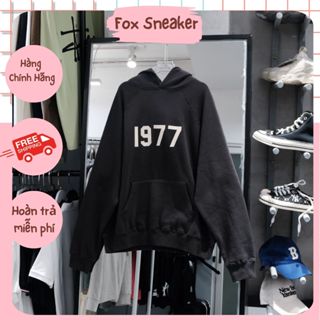 Áo Hoodie Essential Fear Of God 1977 Iron Black Hàng Chính Hãng I FOX SNEAKER