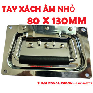 Tay xách âm nhỏ 80 x 130MM dùng cho tủ máy thiết bị âm thanh, nội thất, thùng pin. Loại phổ biến
