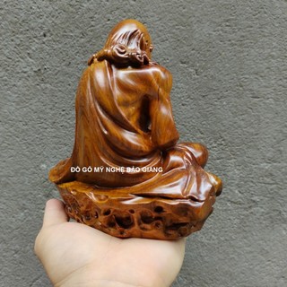 Tượng đạt ma sư tổ bằng gỗ thơm