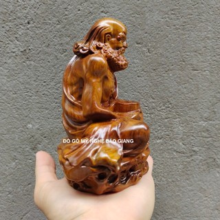 Tượng đạt ma sư tổ bằng gỗ thơm