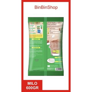 [HCM] Bột Milo bịch 600gr - Nestle