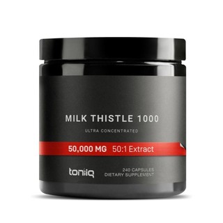Viên milk thistle 80% 1000mg thải độc gan, phục hồi chức năng gan, mát, bổ gan toniiq