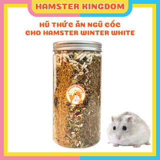 Thức ăn hạt ngũ cốc hũ trộn vỗ béo cho chuột hamster WINTER WHITE 650g.