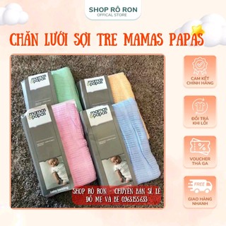 Srr chăn lưới sợi tre mamas papas - chăn lưới chống ngạt cho bé