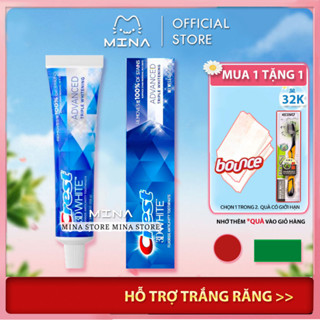 Kem đánh răng Crest 3D Advance White chính hãng Mỹ - Giúp răng trắng sáng tự tin giao tiếp