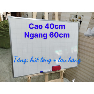Bảng mica viết bút lông 40x60cm - Tặng bút lông + lau bảng