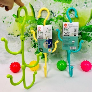 Móc treo đa năng siêu chịu lực – Móc treo phụ kiện tiết kiệm không gian – Treo đa năng 360 độ HPG204 nhựa Hồng Phát