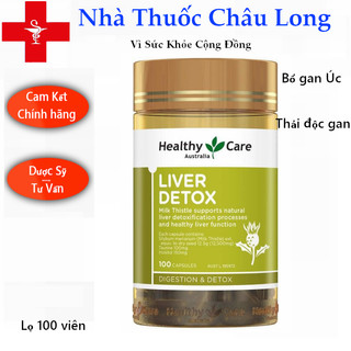 Thải độc gan healthy care liver detox 100 viên