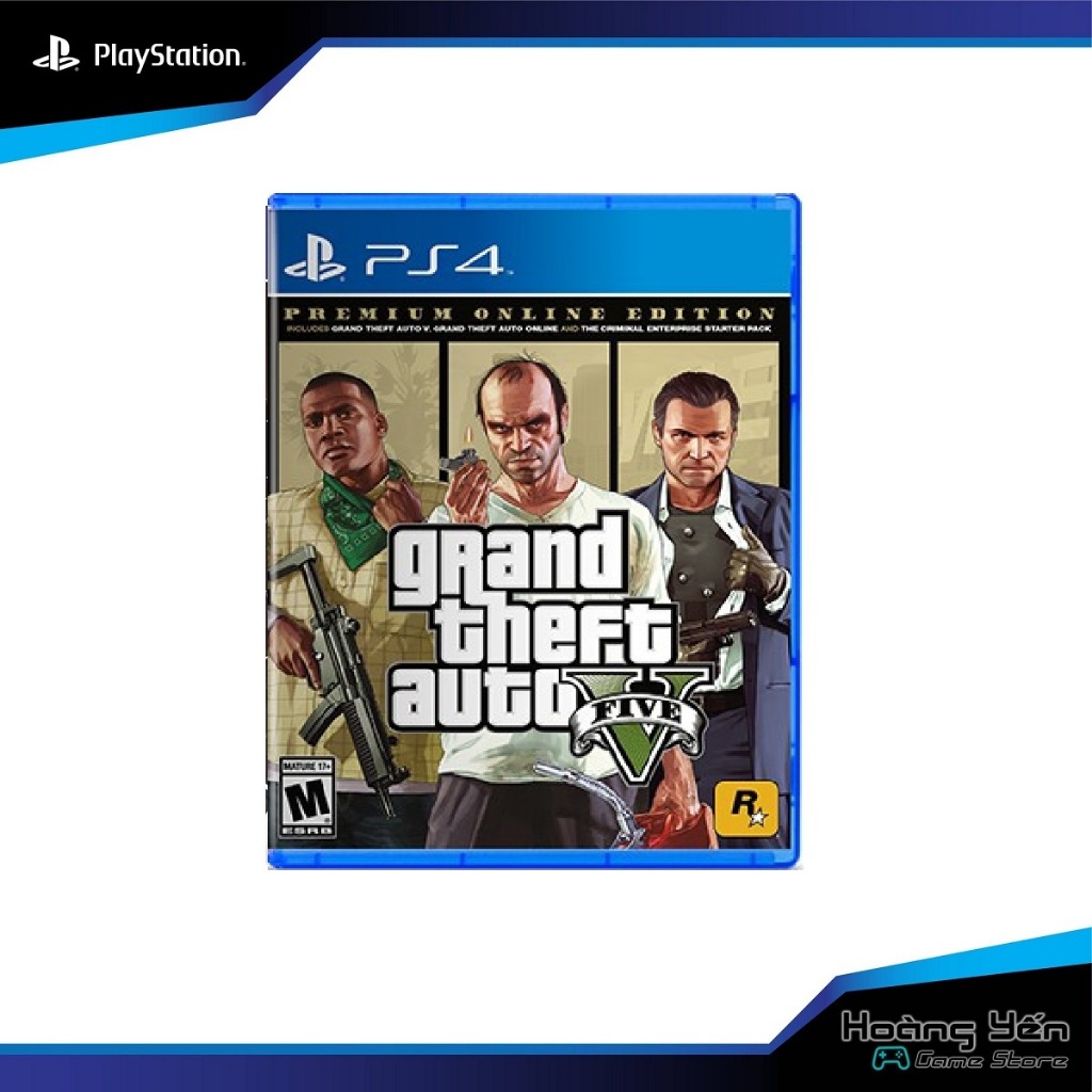 Đĩa Game ps4 Grand theft auto V ( Gta 5 )