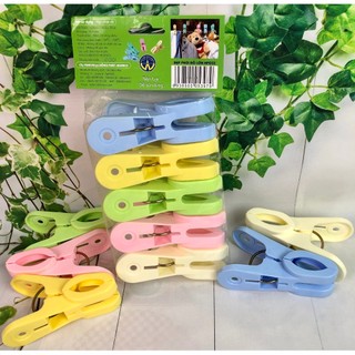 Móc kẹp quần áo bằng nhựa Hofaco - Kẹp phơi đồ lớn HPG55 - Kẹp áo quần dễ thương
