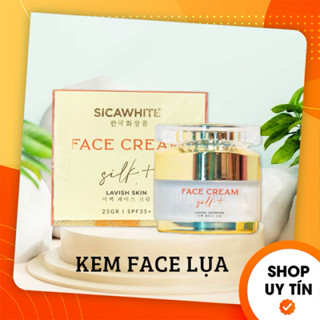 CHÍNH HÃNG - KEM FACE LỤA SICA WHITE 25G
