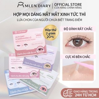 Miếng dán kích mí tàng hình MLEN DIARY phù hợp mọi dáng mắt, không lộ cả khi không makeup