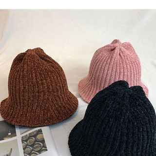 MŨ BUCKET NÓN BUCKET ULZZANG LEN DỆT KIM SIÊU MỀM MỊN