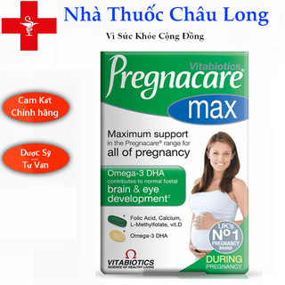 Vitamin tổng hợp cho bà bầu Pregnacare Max 84 viên chính hãng - Nội Địa Anh