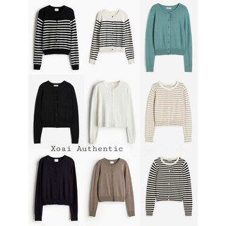 Cardigan cổ tròn HM chính hãng