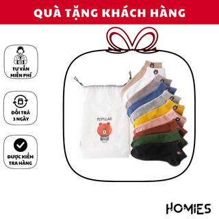 Tất Vớ Ngắn Trơn Nhiều Màu - Homies Saigon