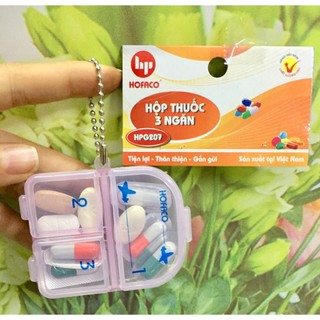 Hộp đựng thuốc uống chia 3 ngăn HPG 207 HOFACO