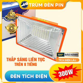 Đèn tích điện siêu sáng 300w YUXING 878 3 chế độ sáng có cổng usb sạc điện thoại