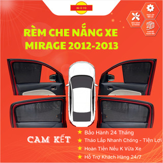 Rèm Che Nắng Loại 1 Chính Hãng Mr Ô Tô ,Thiết Kế Cho Xe MITSUBISHI MIRAGE 2012-2016