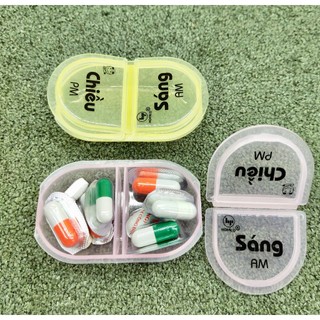 Hộp chia thuốc uống 2 ngăn HPG137 - An toàn, Tiện lợi, Chính xác