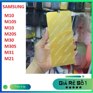 Dán cường lực dẻo nano siêu bền Samsung M15 M10/ M10S/ M20/ M20S/ M30/ M30S/ M21/ M31 full màn 98%