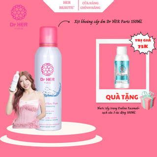 Xịt khoáng cấp ẩm làm dịu da dr her paris - 150ml