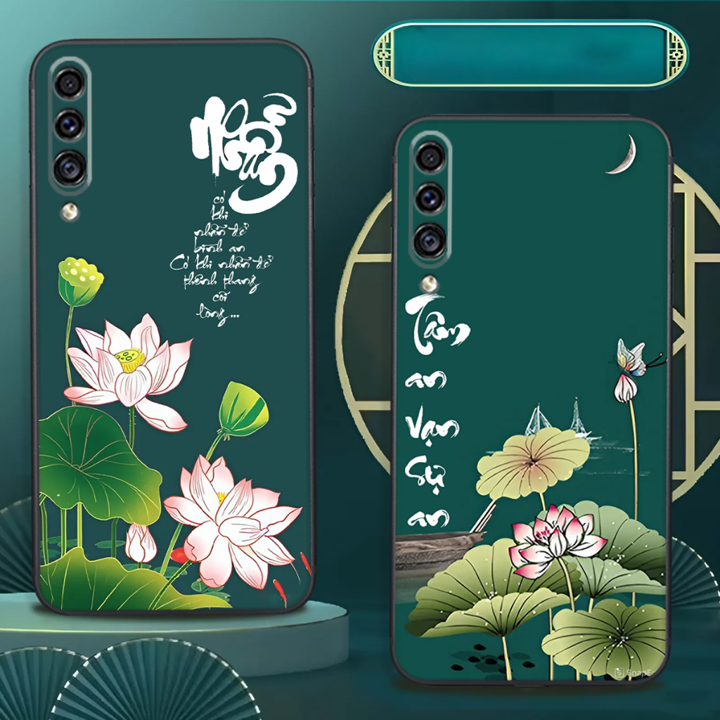 Ốp lưng Samsung A30s / A50 / A50s / A70 / A70S thư pháp tài,lộc,tâm an bảo vệ camera/GENZ