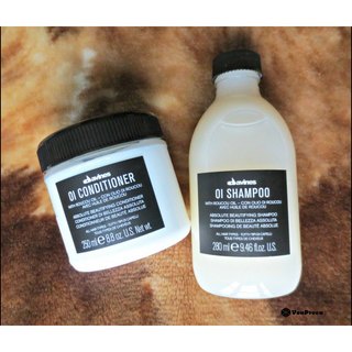 Dầu gội xả DAVINES OI Absolute beautifying suôn mượt 280ml -  250ml