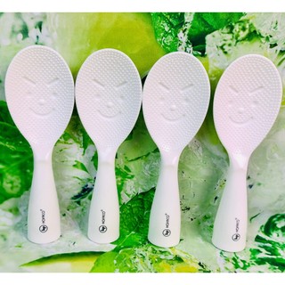 Vá xới cơm bằng nhựa cao cấp, an toàn, nhỏ gọn tiện lợi HOFACO – Vá cơm mặt cười HPB104 mặt cười