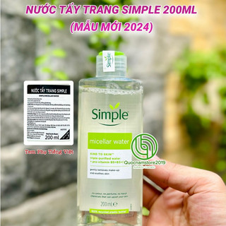 Nước Tẩy Trang Simple Dành Cho Da Nhạy Cảm 200ml