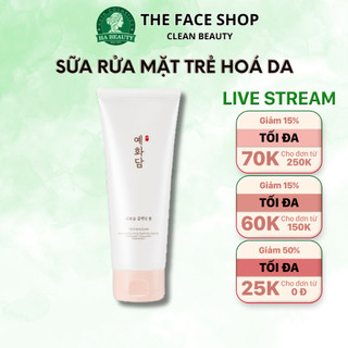 Sữa rửa mặt The Face Shop dưỡng cấp ẩm sạch sâu Hàn Quốc Yehwadam Deep Moisturizing Foaming Cleanser 150ml Hà Beauty