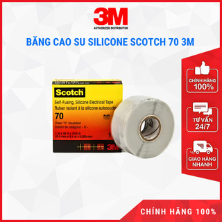 Băng keo tự kết dính chịu nhiệt 3M scotch 70
