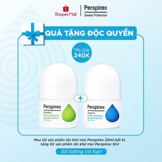  Lăn Khử Mùi Perspirex Comfort 5ml và Perspirex Original 5ml