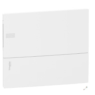 Tủ điện âm tường Minipragma cho 12 mô đun cửa trắng Schneider Electric - MIP22112