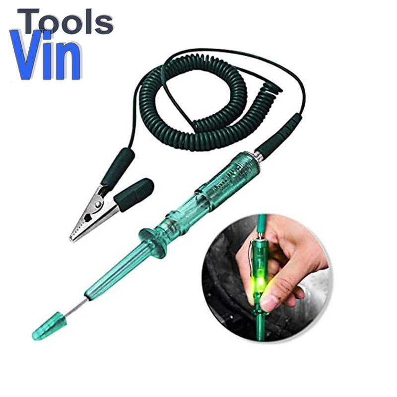 Bút thử điện ô tô 6V - 12V - 24V bóng báo led Tài Vũ