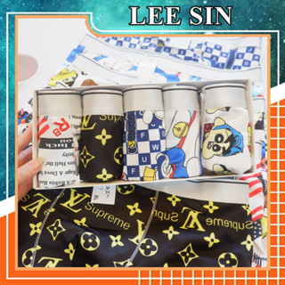 Combo 4 Quần sịp hoạt hình hàng cao cấp, quần lót nam doremon co giãn 4 chiều thoáng mát khử khuẩn - Leesin