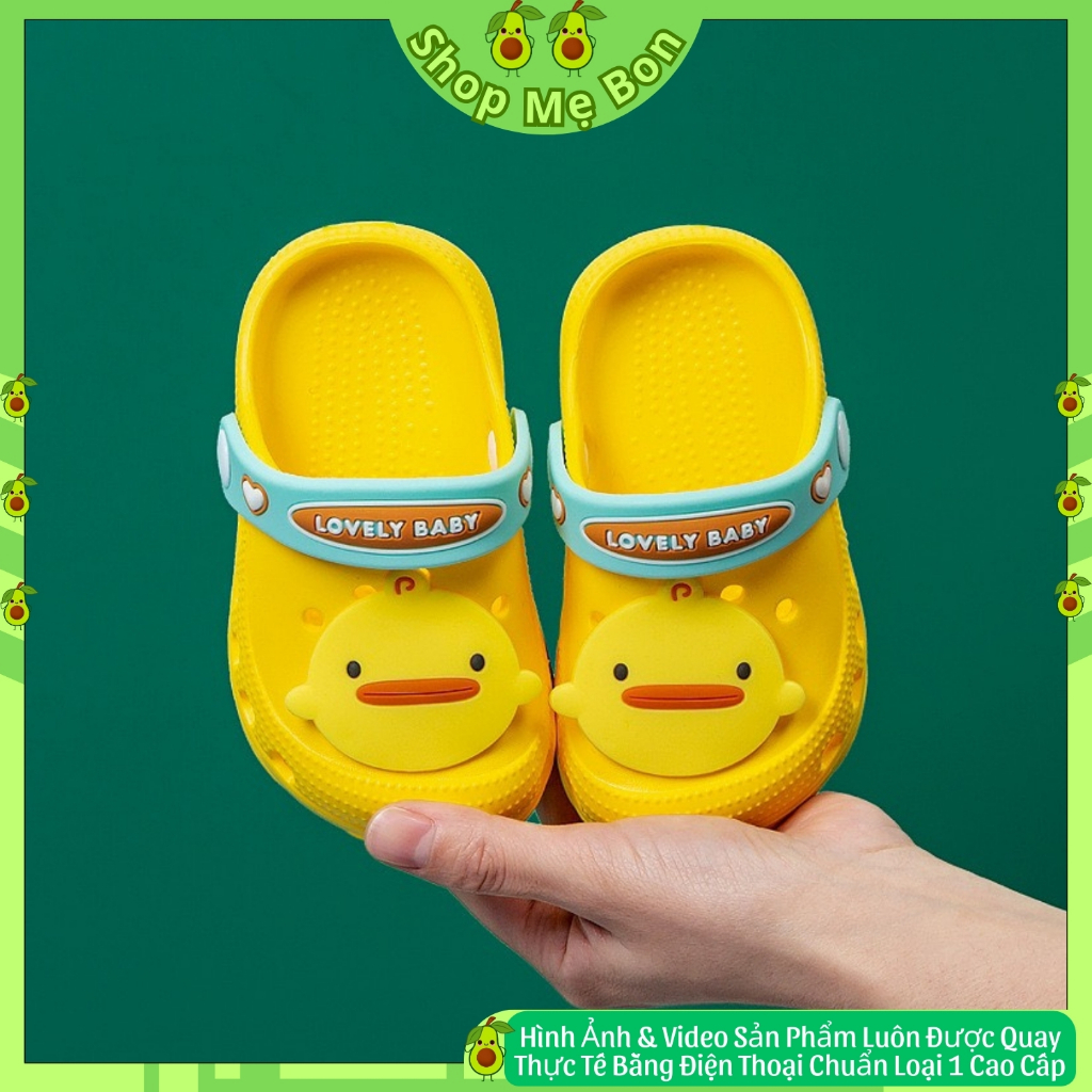(Ảnh Thật)Dép Sục Trẻ Em Hàng Xịn Cheerful Mario Chống nước100% Hình Thú Ngộ Nghĩnh,dép mario cho bé