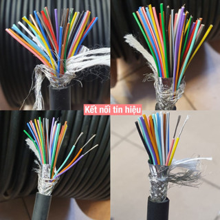  Dây cáp tín hiệu điều khiển 12 lõi 16 lõi 20 lõi 25 lõi 30 lõi 35 lõi 40 lõi nhập. Dây điện có lưới chống nhiễu 