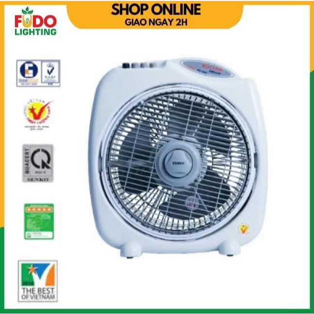 Quạt bàn mini Senko B102 sải cánh 20cm, quạt hộp BD230, BD1010-1012 40W chính hãng