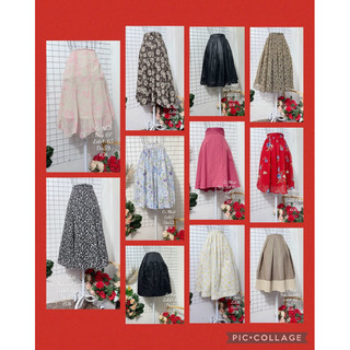 Chân Váy dài dáng xoè eo nhỏ dưới 68cm