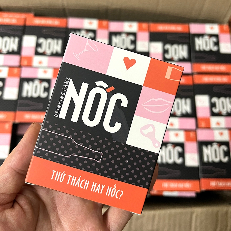 Bộ bài drinking game 60 lá bài thử thách nốc cạn ly giúp khuấy động các buổi hội họp, tụ tập vui chơi cùng bạn bè
