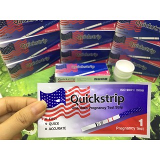 Que Thử Thai phát hiện thai sớm - Que Quick Strip Lá Cờ