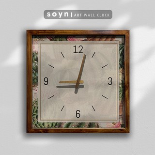 Đồng hồ treo tường gỗ |Tranh đồng hồ trang trí tường | Artclock Soyn C101