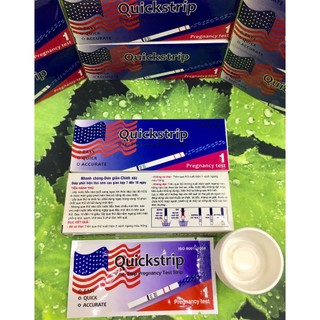 Que thử thai Quick Strip Combo 4 Que ( Que Quick Strip Lá Cờ )