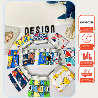 [Free Ship] Quần lót nam, sịp sì đùi nam thun lạnh cao cấp in hình hoạt hình TomJerry, Minions, Picachu, Super