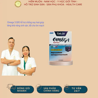 Omega 3 q10 hỗ trợ chống oxy hoá giúp tăng khả năng sinh sản, tốt cho tim mạch