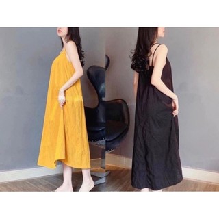 ĐẦM MAXI HAI DÂY ĐẸP